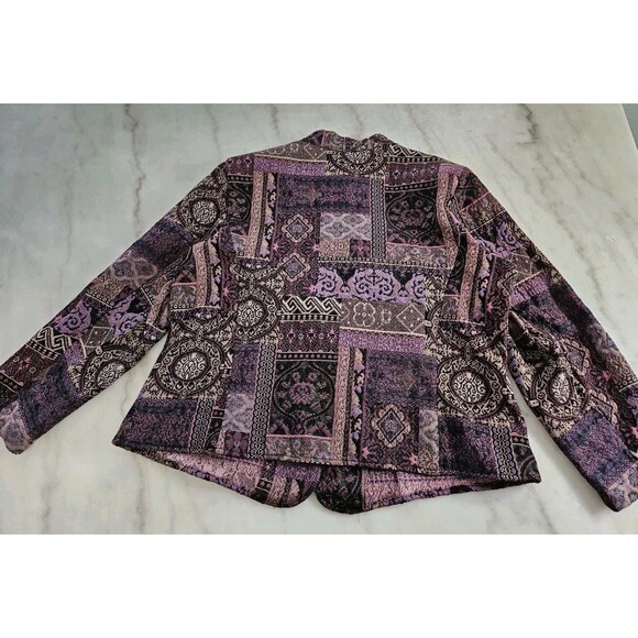 VTG Dressbarn Tapestry Blazer Women’s Jacket Size 1X, Vintage - Picture 2 of 10